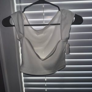 White crop top from SHEIN